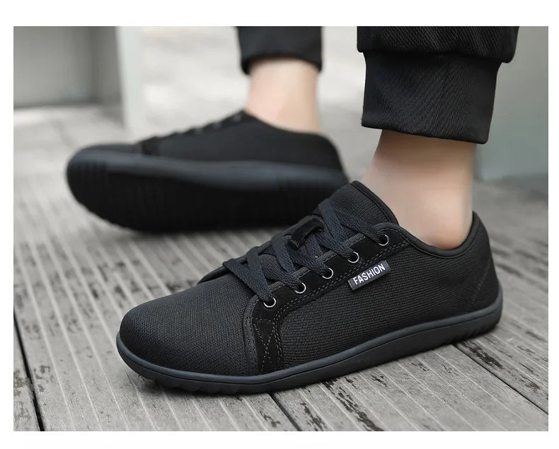 Men Minimalist Wide Barefoot Sneakers | Zero Drop | Unisex Wide Width Fashion Sneaker Unisex Outdoor Running Casual Sneaker