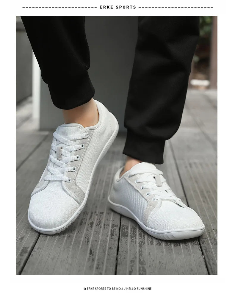 Men Minimalist Wide Barefoot Sneakers | Zero Drop | Unisex Wide Width Fashion Sneaker Unisex Outdoor Running Casual Sneaker